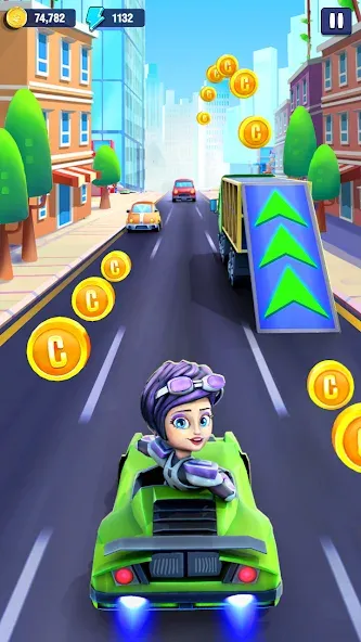 Mini Car Runner - Racing Games (Мини Кар Раннер)  [МОД Mega Pack] Screenshot 5