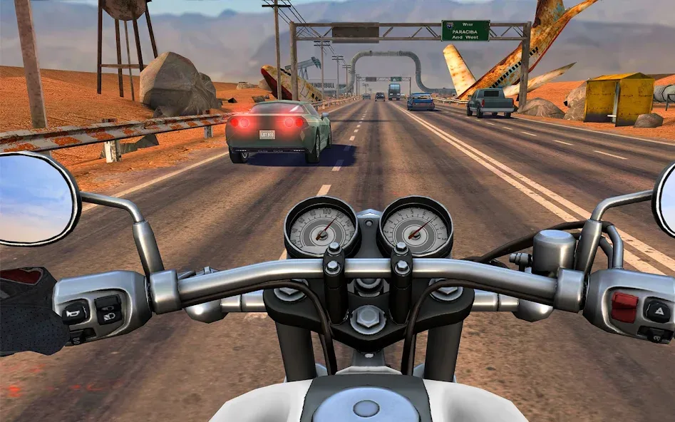 Moto Rider GO: Highway Traffic (Мото Райдер ГО)  [МОД Mega Pack] Screenshot 1