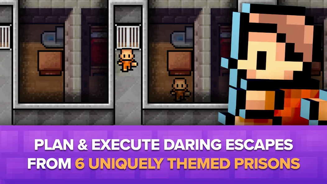 The Escapists: Prison Escape – (Зе Эскейпистс)  [МОД Все открыто] Screenshot 2