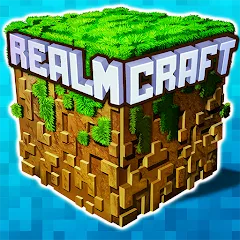 Взлом Mini Block Craft Realm Craft (РеалмКрафт)  [МОД Все открыто] - полная версия apk на Андроид