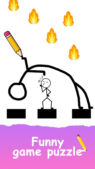 Save The Stick: Draw 2 Save (эйв Зе Стикман)  [МОД Много денег] Screenshot 3