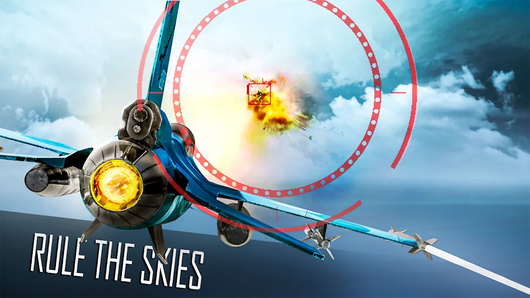 Jet Fighter: Sky Combat 3D (Джет Файтер)  [МОД Unlimited Money] Screenshot 2