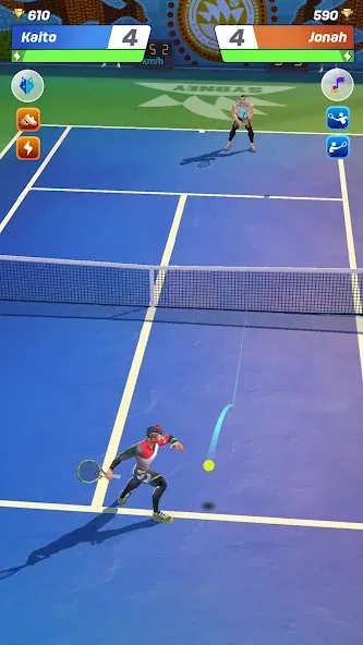 Tennis Clash: Multiplayer Game (Теннис Клаш)  [МОД Unlimited Money] Screenshot 1