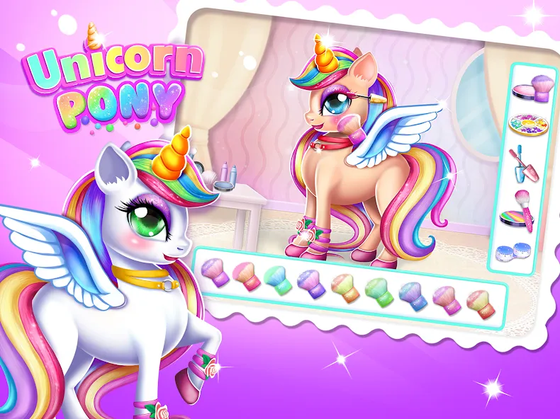 Unicorn Dress up Girls Game  [МОД Unlimited Money] Screenshot 1