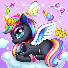 Скачать взломанную Unicorn Dress up Girls Game  [МОД Unlimited Money] - полная версия apk на Андроид