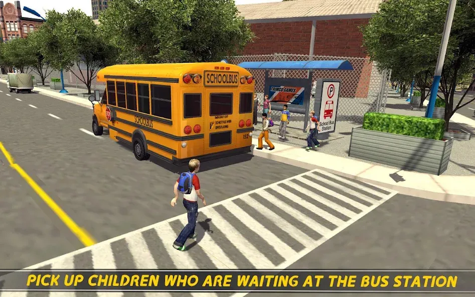 School Bus 16  [МОД Mega Pack] Screenshot 1