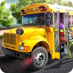 Взломанная School Bus 16  [МОД Mega Pack] - полная версия apk на Андроид