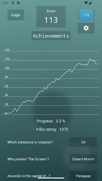 General Knowledge Quiz  [МОД Все открыто] Screenshot 3