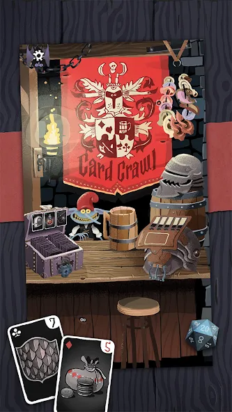 Card Crawl (Кард Кролл)  [МОД Много монет] Screenshot 2