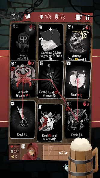 Card Crawl Adventure (Кард Кроул Приключение)  [МОД Unlimited Money] Screenshot 1