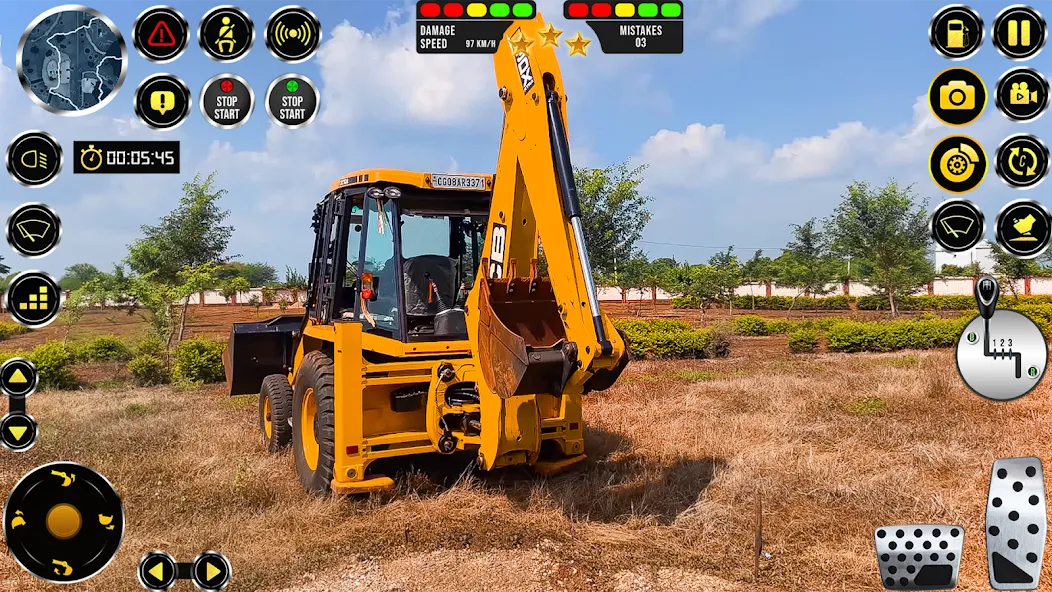 JCB Excavator Construction 3D  [МОД Menu] Screenshot 1