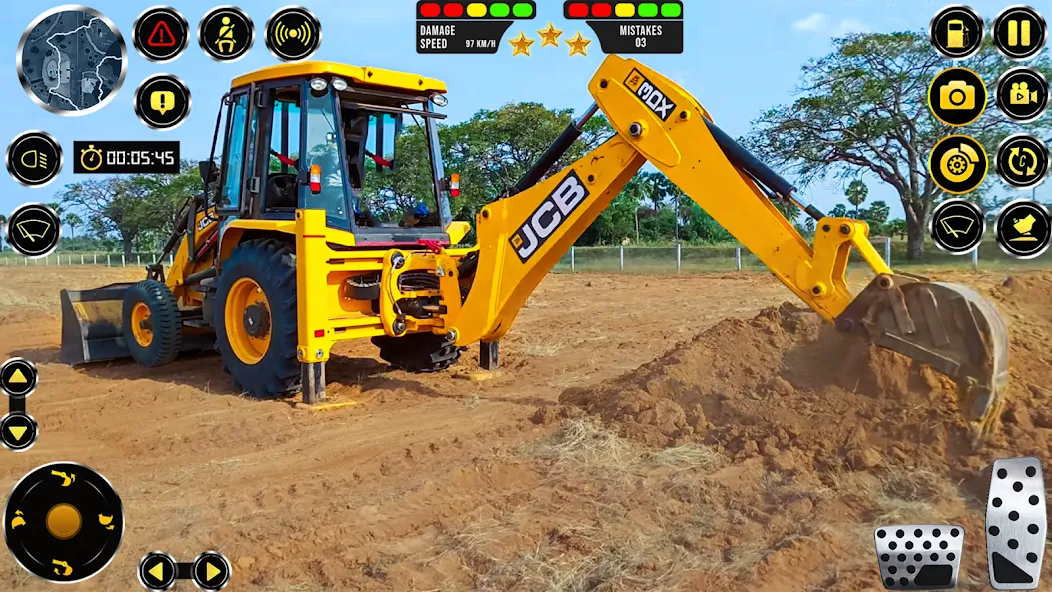 JCB Excavator Construction 3D  [МОД Menu] Screenshot 2