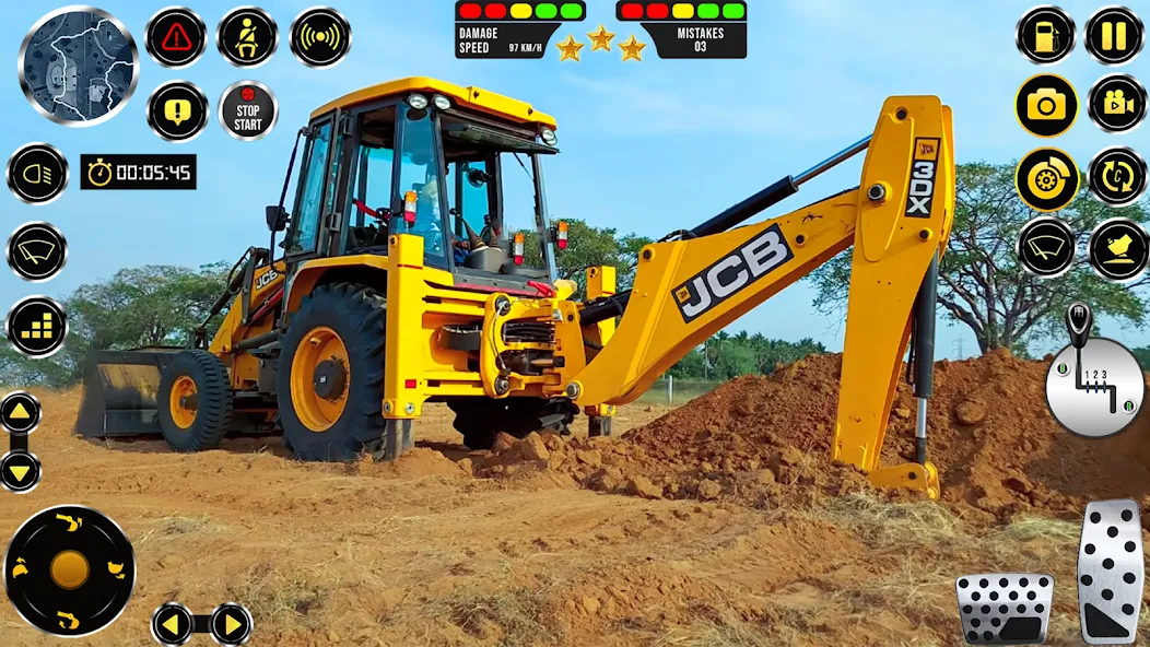 JCB Excavator Construction 3D  [МОД Menu] Screenshot 5