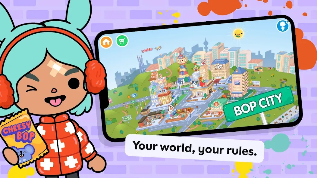 Toca Boca World (Тока Лайф Ворлд)  [МОД Menu] Screenshot 1