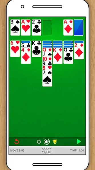 SOLITAIRE CLASSIC CARD GAME  [МОД Бесконечные деньги] Screenshot 4