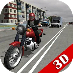 Скачать взлом Russian Moto Traffic Rider 3D  [МОД Много денег] - стабильная версия apk на Андроид