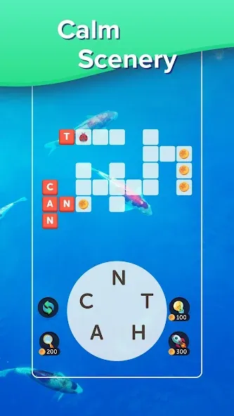 Puzzlescapes Word Search Games (Паззлскейпс Ворд Срч Геймс)  [МОД Mega Pack] Screenshot 4