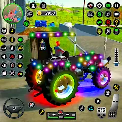 Скачать взломанную Tractor Farming Games 2023  [МОД Menu] - полная версия apk на Андроид