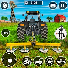 Взломанная Real Tractor Driving Games (Риал Трактор Драйвинг Геймс)  [МОД Unlimited Money] - полная версия apk на Андроид