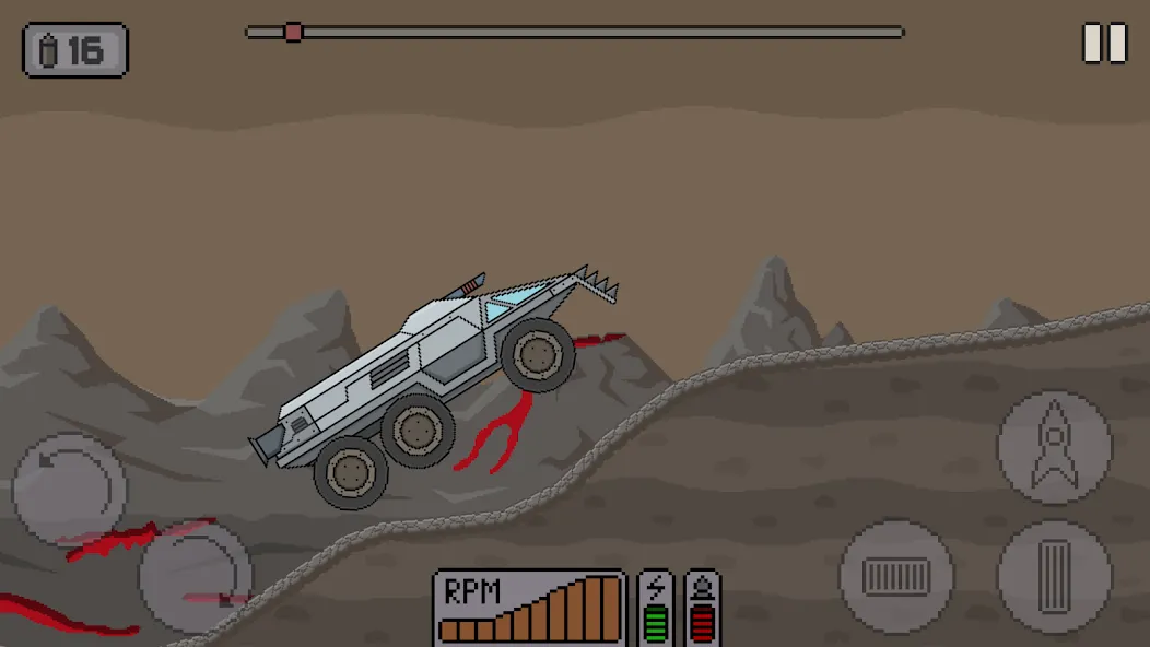 Death Rover: Space Zombie Race (Дэт Ровер)  [МОД Много монет] Screenshot 5