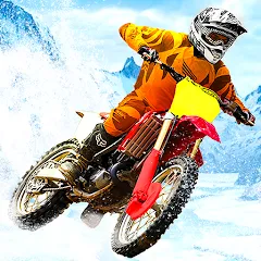 Взлом Snow Tricky Bike Stunt Race 3D  [МОД Меню] - последняя версия apk на Андроид