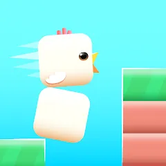 Скачать взломанную Square Bird - Flappy Chicken (Сквер Брд)  [МОД Меню] - последняя версия apk на Андроид