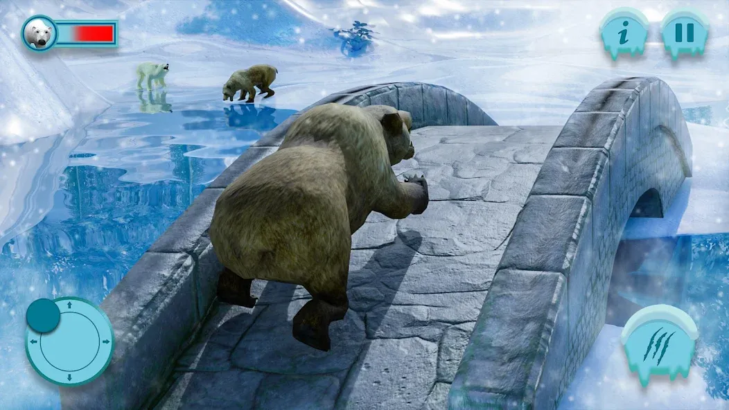 Polar Bear Family Survival  [МОД Меню] Screenshot 1