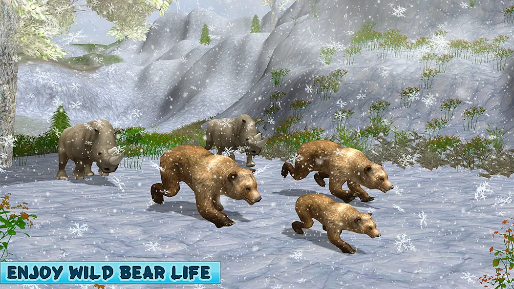 Polar Bear Family Survival  [МОД Меню] Screenshot 5