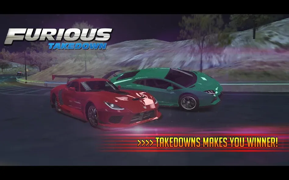 Furious: Takedown Racing (Фьюриъс)  [МОД Unlimited Money] Screenshot 4