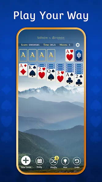 Solitaire: Classic Card Games  [МОД Menu] Screenshot 5