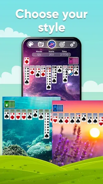 Spider Solitaire (Спайдер Солитер)  [МОД Unlimited Money] Screenshot 3