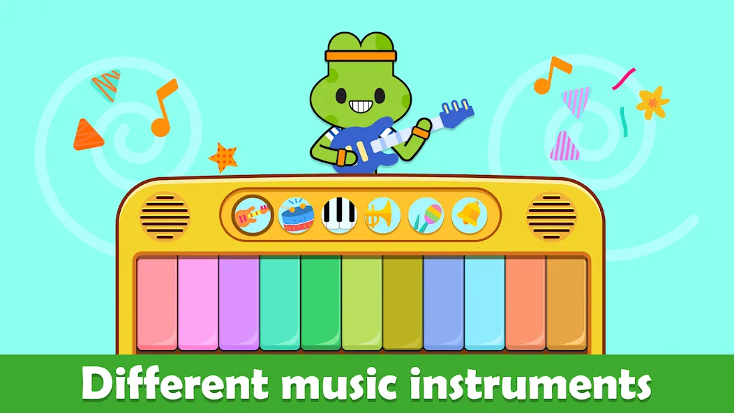 Baby Piano Kids Music Games  [МОД Меню] Screenshot 3