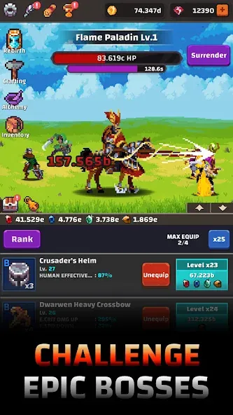 Tower Quest: Pixel Idle RPG (тауэр квест)  [МОД Menu] Screenshot 2