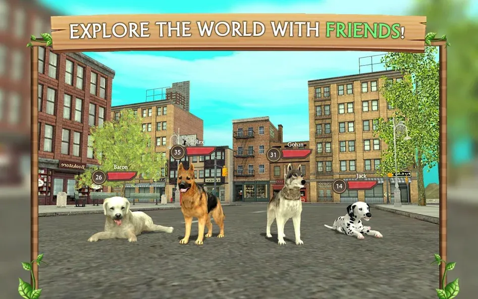 Dog Sim Online: Raise a Family  [МОД Много монет] Screenshot 4