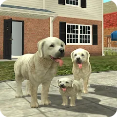 Скачать взломанную Dog Sim Online: Raise a Family  [МОД Много монет] - последняя версия apk на Андроид