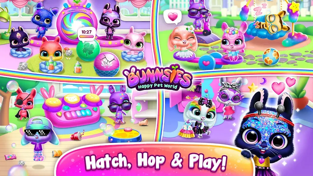 Bunnsies - Happy Pet World (Баннсиз)  [МОД Все открыто] Screenshot 3