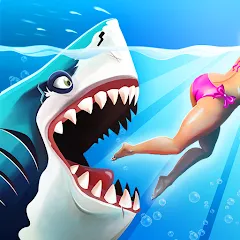 Скачать взлом Hungry Shark World (Хангри Шарк Ворлд)  [МОД Меню] - полная версия apk на Андроид