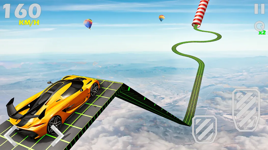 Mega Ramp Car Games Car Stunts  [МОД Меню] Screenshot 4