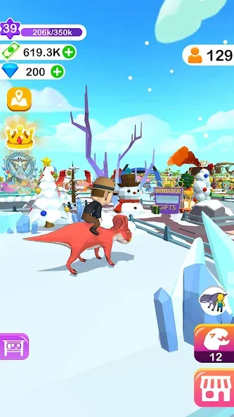 Dino Tycoon - 3D Building Game  [МОД Menu] Screenshot 5