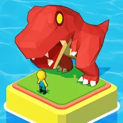 Взломанная Dino Tycoon - 3D Building Game  [МОД Menu] - полная версия apk на Андроид