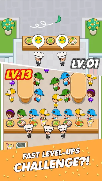 Food Fever: Restaurant Tycoon (Фуд Фивер)  [МОД Все открыто] Screenshot 1