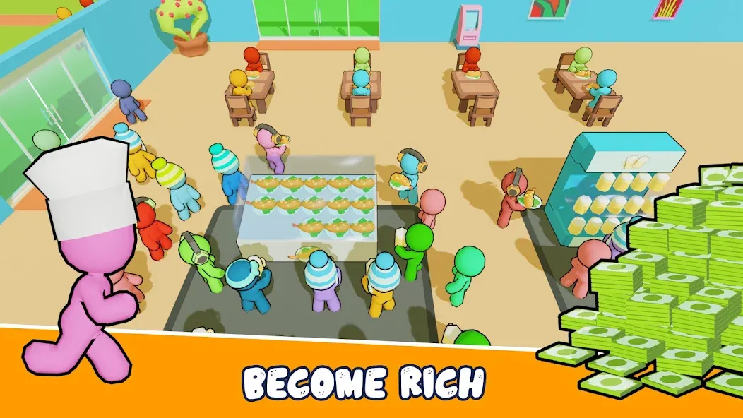 Kitchen Fever: Food Tycoon (Китчен Фивер)  [МОД Много денег] Screenshot 1