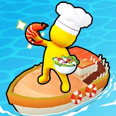 Взломанная Sea Restaurant - Travel Tycoon (Си Ресторан)  [МОД Menu] - стабильная версия apk на Андроид