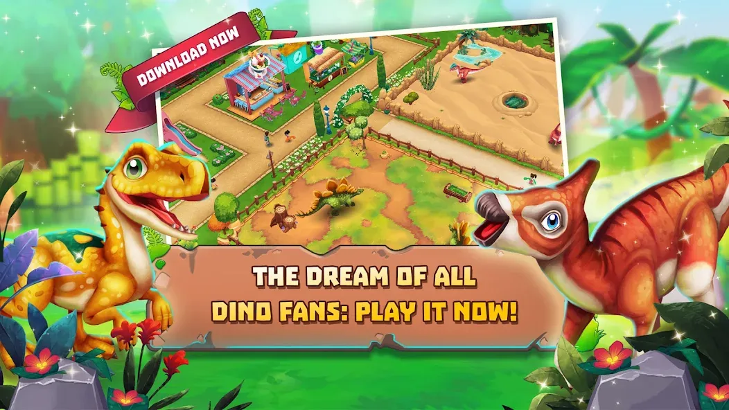 Dinosaur Park – Primeval Zoo (Динозавровый парк)  [МОД Все открыто] Screenshot 4