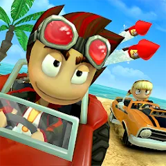 Скачать взломанную Beach Buggy Racing (Бич Багги Рейсинг)  [МОД Menu] - стабильная версия apk на Андроид