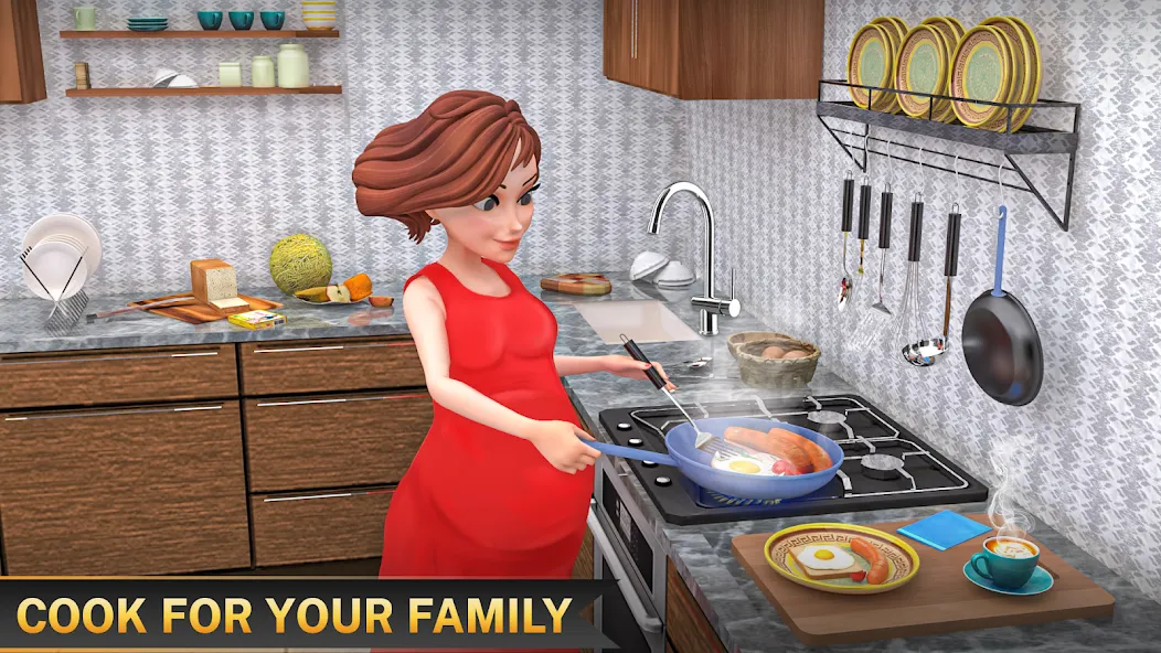 The Mother Sim Life Mom Games  [МОД Menu] Screenshot 4