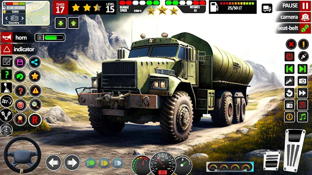 Army Truck Transport Game 2023  [МОД Много монет] Screenshot 1