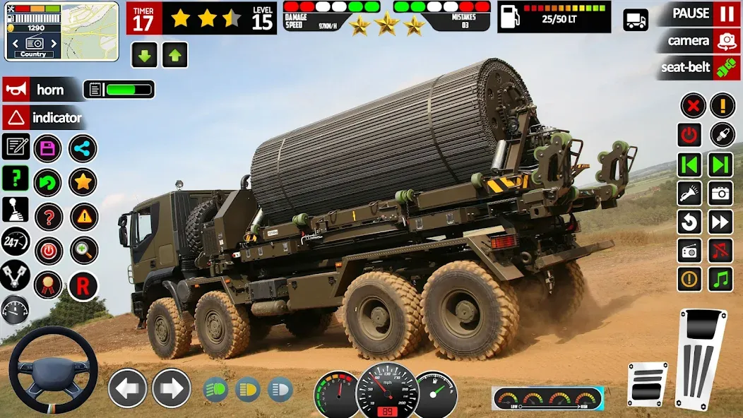 Army Truck Transport Game 2023  [МОД Много монет] Screenshot 4