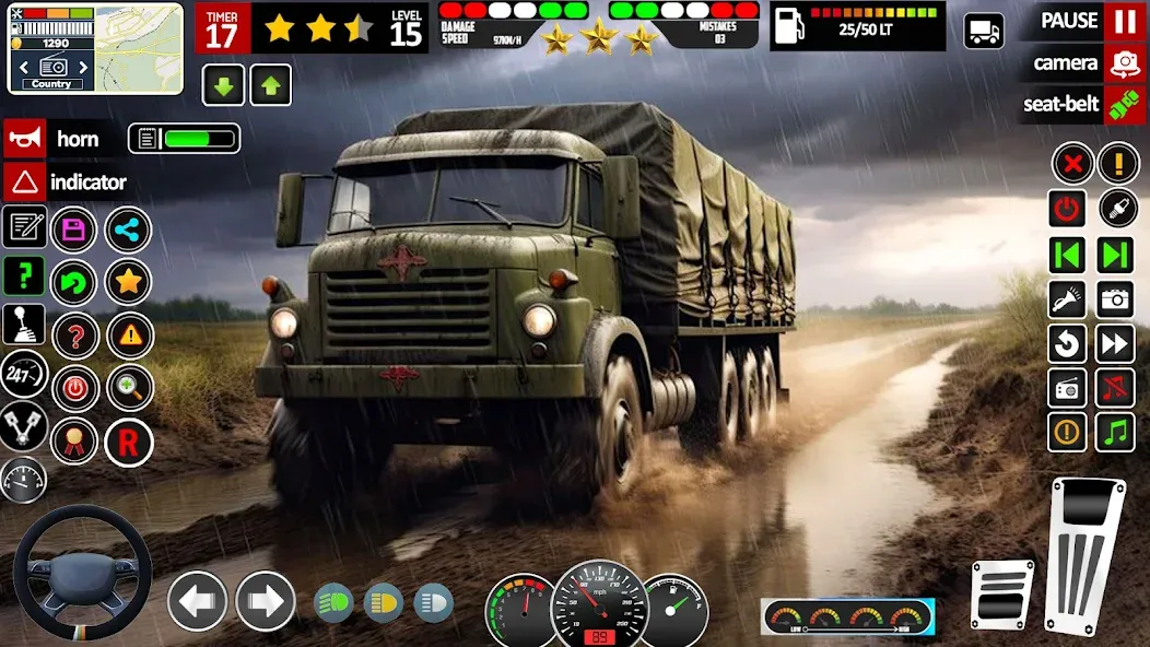 Army Truck Transport Game 2023  [МОД Много монет] Screenshot 5