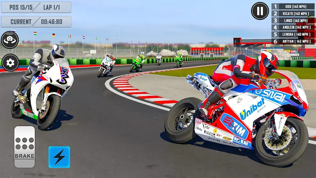 3D Bike Racing Games Offline  [МОД Все открыто] Screenshot 2